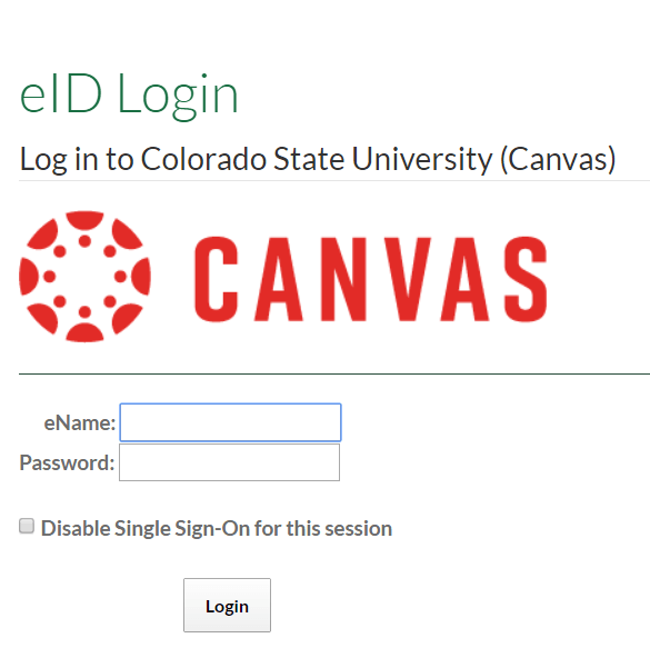 CSU Canvas login