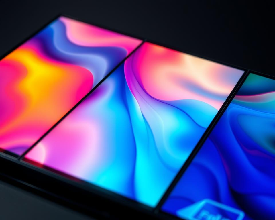 Tri-foldable OLED display