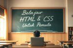 belajar menggunakan html dan css